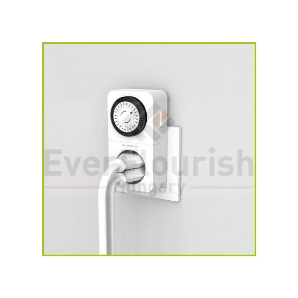 Időkapcsoló, mechanikus, napi, mini, 30 perc 1x földelt vagy 2xeuro 0025040113