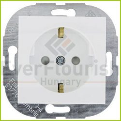 Optima földelt dugalj fehér 0221020100