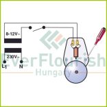 Csengő, iskolacsengő, 1 tekercses, 8-12V, 83dB, fehér 04020