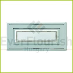   Csengő nyomógomb névtáblával 1-es ezüst világítással 0504330555