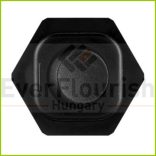 Beépíthető billenőkapcsoló kerek 250V/6A fekete 0509004555