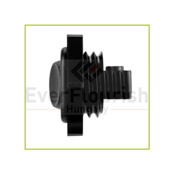 Beépíthető billenőkapcsoló kerek 250V/6A fekete 0509004555