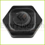 Beépíthető billenőkapcsoló kerek 250V/6A fekete 0509004555