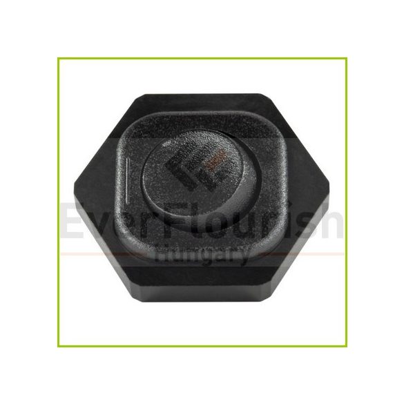 Beépíthető billenőkapcsoló kerek 250V/6A fekete 0509004555