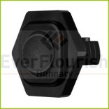 Beépíthető billenőkapcsoló kerek 250V/6A fekete 0509004555