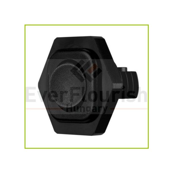 Beépíthető billenőkapcsoló kerek 250V/6A fekete 0509004555