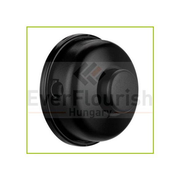 Talpkapcsoló 250V/6A kerek, fekete 0509106555
