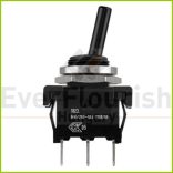 Beépíthető billenőkapcsoló  250V/6A fekete 0509124555