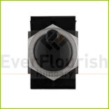 Beépíthető billenőkapcsoló  250V/6A fekete 0509124555