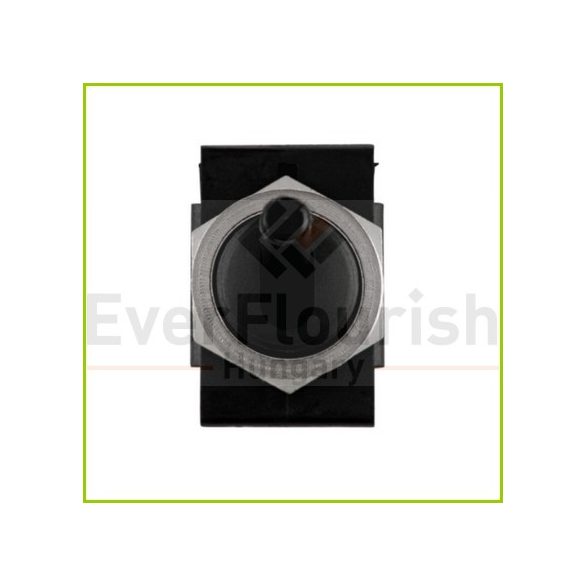 Beépíthető billenőkapcsoló  250V/6A fekete 0509124555