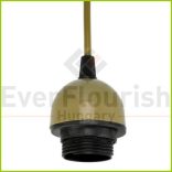 Lámpafüggeszték,70 cm E27 max.:60W, arany 0513053555