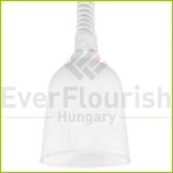 Lámpafüggeszték, spirálos 50-130cm E27, max. 60W fehér 0513060555