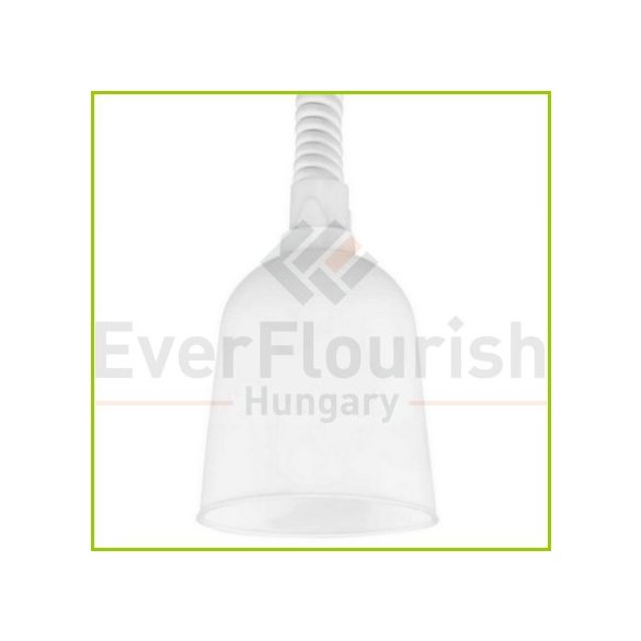 Lámpafüggeszték, spirálos 50-130cm E27, max. 60W fehér 0513060555