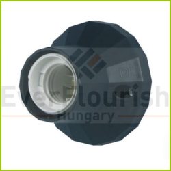   Foglalat E27, oldalfali/mennyezeti foglalat,Ø 83 mm fekete 0513072555