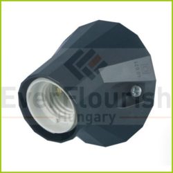 Foglalat E27, oldalfali foglalat, Ø 83 mm fekete 0513074555