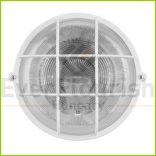 Hajólámpa, kerek, műanyagráccsal, fehér 0590095555