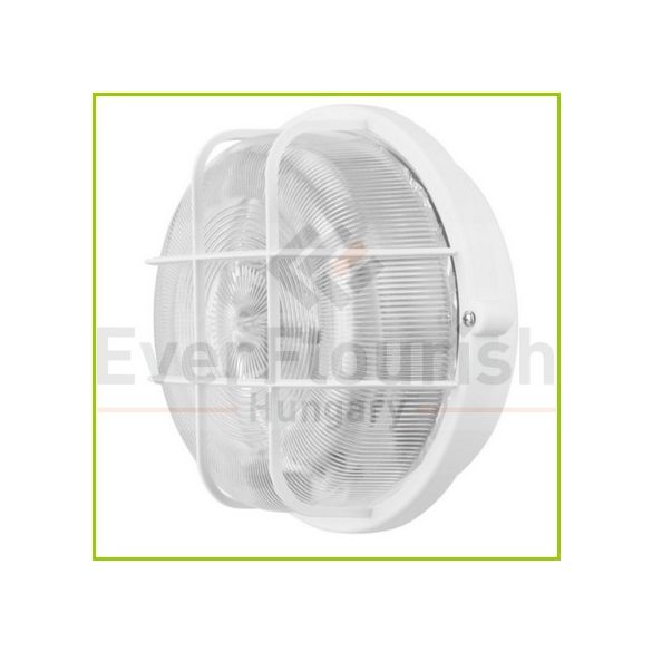 Hajólámpa, kerek, műanyagráccsal, fehér 0590095555