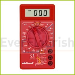 Digitális mérőkészülék, piros 0652H (07974)