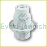 Foglalat E14, csillárfoglalat gyűrűvel, fehér 0717H