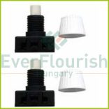 Beépíthető nyomókapcsoló, fehér, 2db 0730H