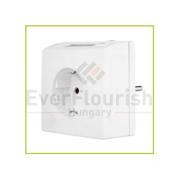 Fogyasztásmérő digitális, köztes csatlakozóaljzat formában 0786H