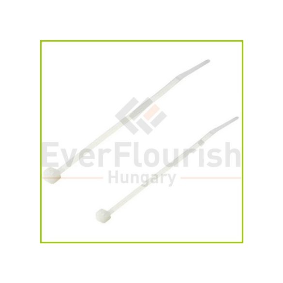 DW- Kábelkötegelő, 120 x 3.2 mm, fehér, 100 db 08270
