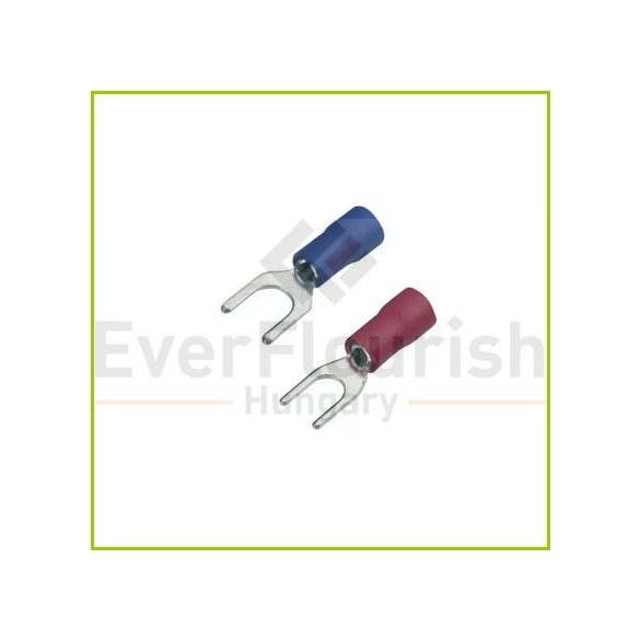 DW- Szigetelt csatlakozó, villássarú 24 db (12x4,3 és 12x5,3) 08569