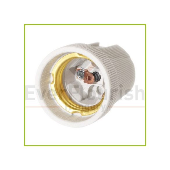 DW- Foglalat E27, porcelán 100W 13106