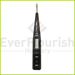   Feszültségvizsgáló, digitális, 12-250V LCD kijelzővel 19302