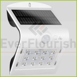   Szolár paneles LED lámpa mozgásérzékelővel 1.5W "Butterfly" 220lm 4000K IP65 2091110200