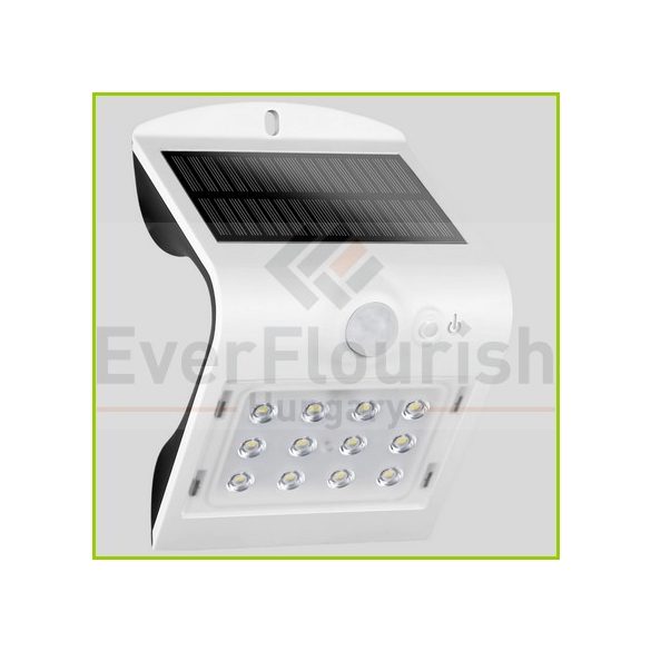 Szolár paneles LED lámpa mozgásérzékelővel 1.5W "Butterfly" 220lm 4000K IP65 2091110200