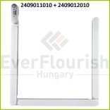 LED pult megvilágító FLEXLIGHT 2x3.4W ezüst alapkészlet 2409011010