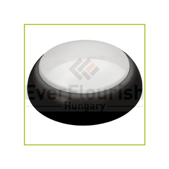 LED mennyezeti lámpatest KAJKO 12W IP44 fekete 25159