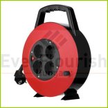 Kábelbox műanyag 10m 4 dugalj, 3x1.0, IP20 25184