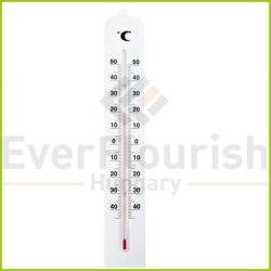 Hőmérő kül- és beltéri 66x405mm fehér 3000372