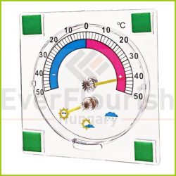   Hőmérő / időjárás előrejelző 90x90 átlátszó 3000990