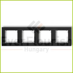 MINI négyes keret matt fekete 4141H