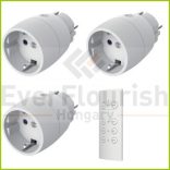 Távirányítós készlet mini 1 távirányító + 3dugalj 30m 3x3680W IP20 4520H