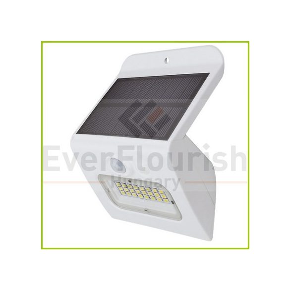 Napelemes LED lámpa Papilon fehér 3W  350lm IP65 46805