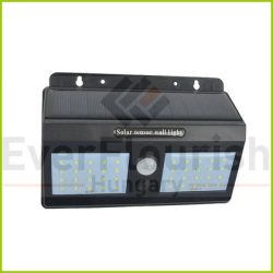 Napelemes LED lámpa Twin fekete 4W  350lm IP65 46809