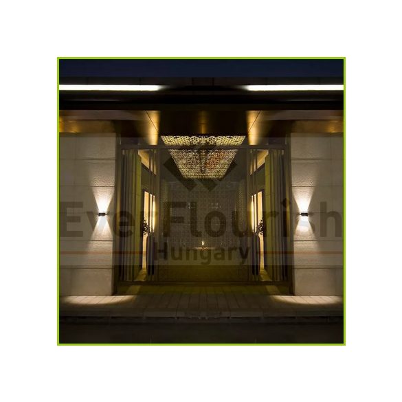 Napelemes LED falilámpa mozgásérzékelővel 4 x1W 35 / 43lm 46831