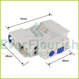 Staircase lighting timer for DIN rail, 30s-20m, white 5011H