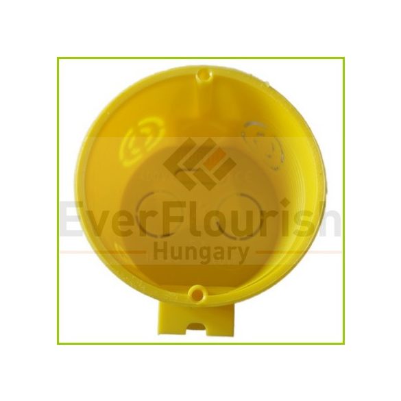 Szerelvénydoboz, sorolható sárga, 41mm mély 5214H