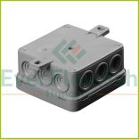 Kötődoboz, falonkívüli,  75x75x40mm, szürke IP54 5232H