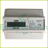 3 pólusú digitális almérő DIN sínre, szürke 5257H