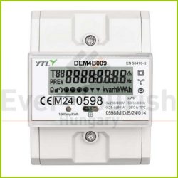 3 pólusú digitális almérő DIN sínre  MID 5263H