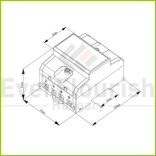 3 pólusú digitális almérő DIN sínre  MID 5263H