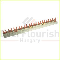   3 pólusú szigetelt villás soroló sín, középső kivezetés, hossz: 210mm 5313H