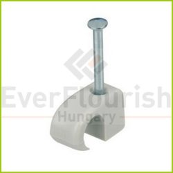 Szeges kábelrögzítő 7-11 mm 100db, Szürke 5503H