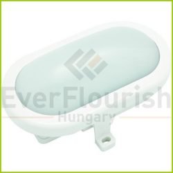 Hajólámpa, LED-es ovális 10W, 700lm 6500K  IP44, fehér